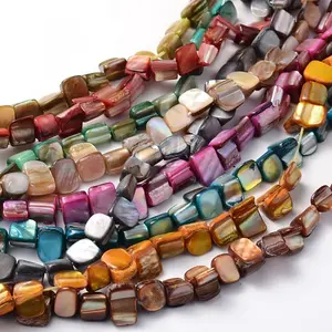 Irregular Natural Sea Shell Beads Strands
