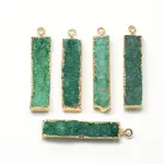 Natural Druzy Agate Pendants