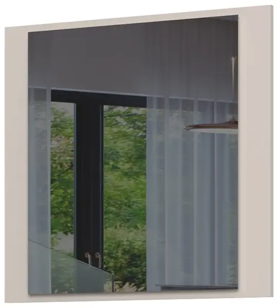 Předsíňové zrcadlo s led osvětlením baptiste - béžová