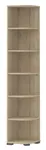 Rohový policový regál sloane - buk