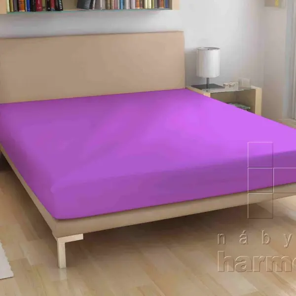 Froté prostěradlo - levandule - 200 x 220 cm