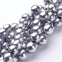 Non-Magnetic Synthetic Hematite Bead Strands
