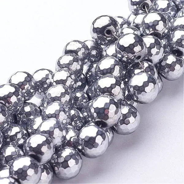 Non-Magnetic Synthetic Hematite Bead Strands