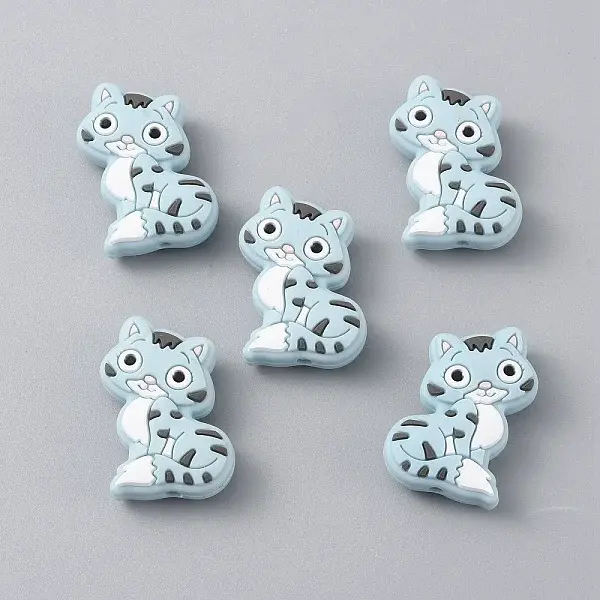 Cat Silicone Beads