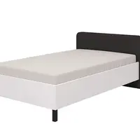 Postel 120x200 matilda - bílá/černé nohy