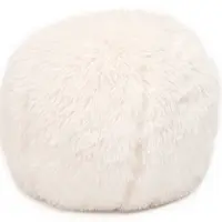 Dekorační polštářek sněhová koule - bílá