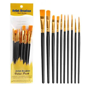Paint Plastic Brushes Set