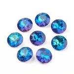 Pointed Back & Back Plated Glass Rhinestone Cabochons