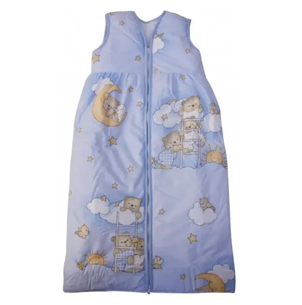 Dětský spací pytel obláček - modrá