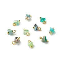 Electroplate Glass Charms