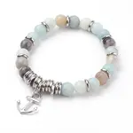 Natural Amazonite Charm Bracelets