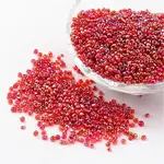 Round Transparent Colors Rainbow Glass Seed Beads