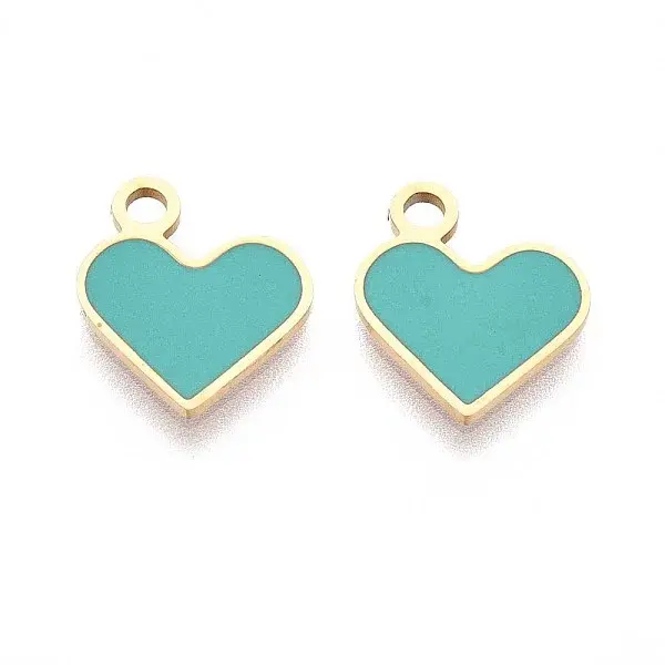 304 Stainless Steel Enamel Charms