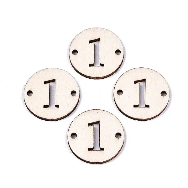 Unfinished Natural Poplar Wood Links Connectors