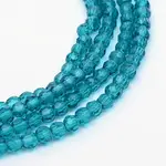 Transparent Glass Bead Strands