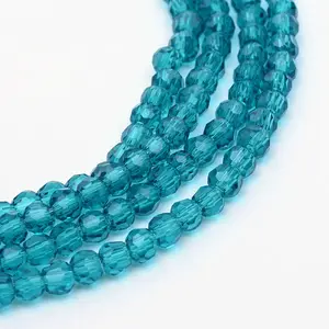 Transparent Glass Bead Strands