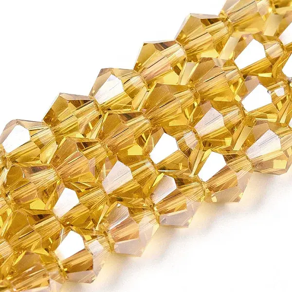 Electroplate Glass Beads Strands