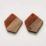 Resin & Walnut Wood Pendants