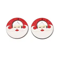 Printed Poplar Wood Pendants