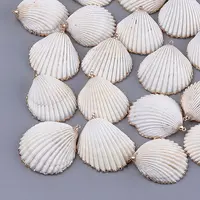 Electroplate Sea Shell Pendants