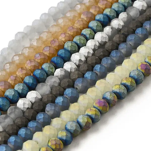 Electroplated Glass Beads Strands
