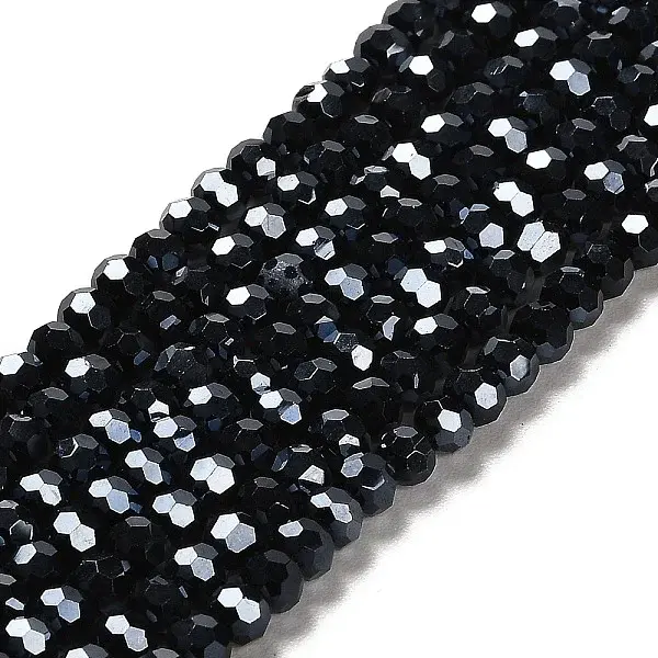 Electroplate Glass Bead Strands