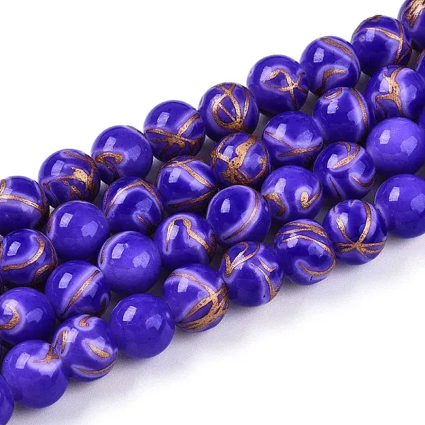 Baking Painted Glass Beads