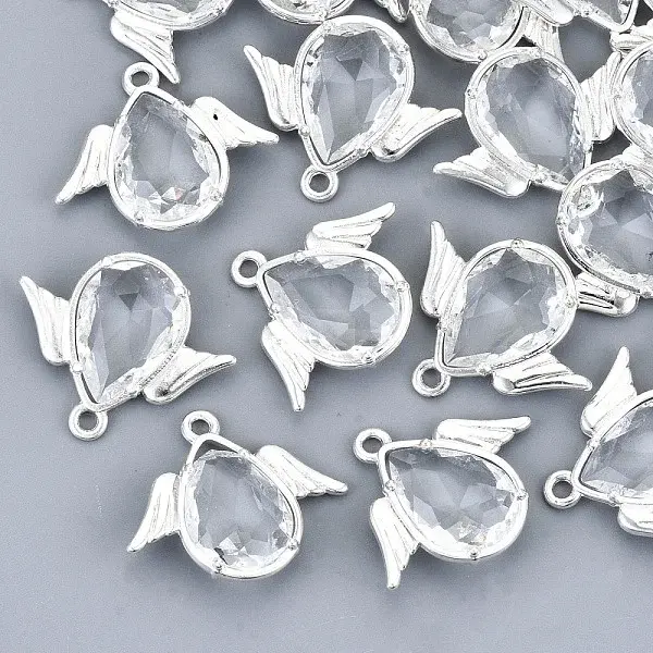 Faceted Glass Pendants