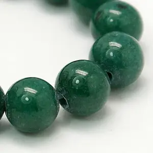 Natural Mashan Jade Round Beads Strands
