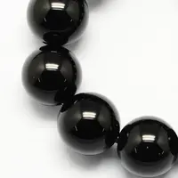 Natural Obsidian Bead Strands