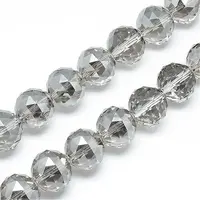 Electroplate Glass Bead Strands