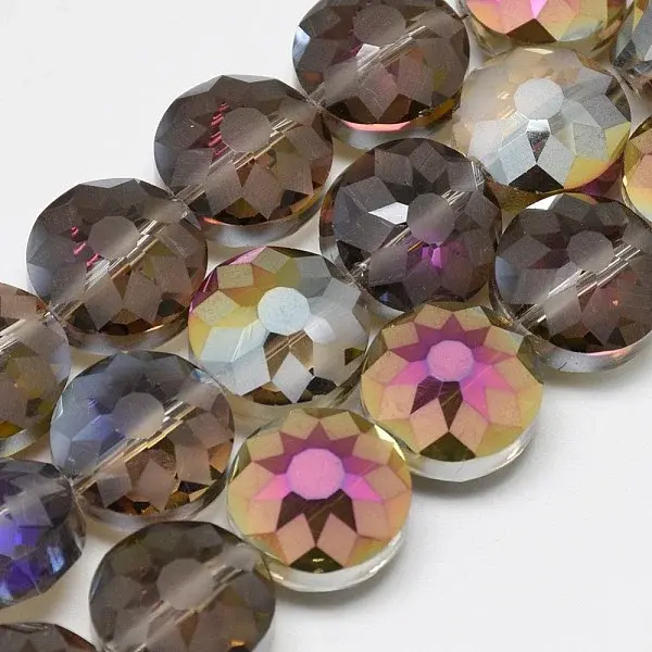 Electroplate Glass Beads Strands