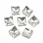 Pointed Back Glass Rhinestone Cabochons