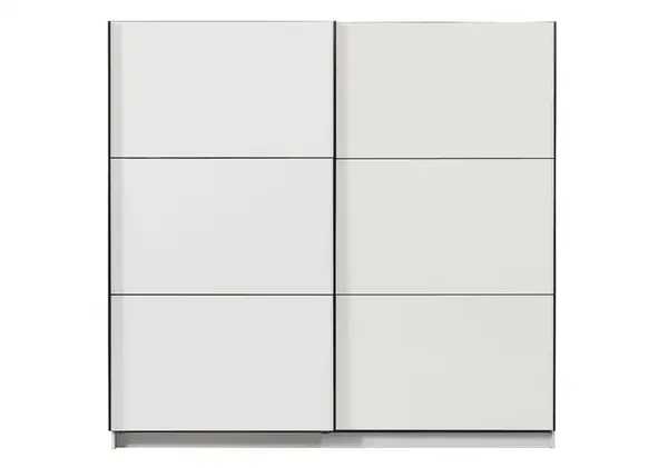 Šatníková skriňa s posuvnými dverami catalina 220 - biela