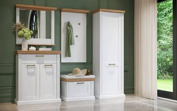 Předsíň artis - bílá/ořech pacific