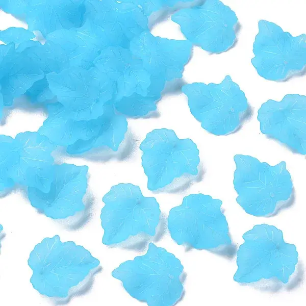 Autumn Theme Transparent Frosted Acrylic Pendants