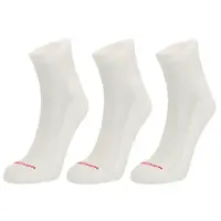 Wilson QUARTER HALF TERRY 3PP Ponožky, bílá, velikost