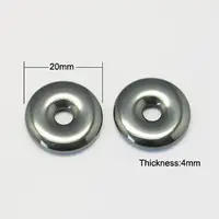 Non-magnetic Synthetic Hematite Pendants