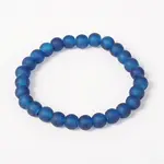 Stretchy Frosted Glass Beads Kids Bracelets for Children's Day