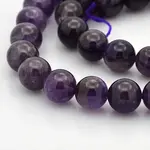 Natural Amethyst Round Beads Strands