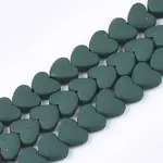 Spray Painted Non-magnetic Synthetic Hematite Beads Strands