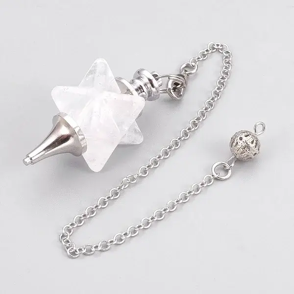 Natural Quartz Crystal Dowsing Pendulums