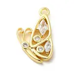Brass Micro Pave Cubic Zirconia Pendants