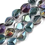 Electroplate Glass Beads Strands