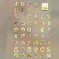 100Pcs Story of Four Seasons PET Stickers Self-Adhesive Stickers