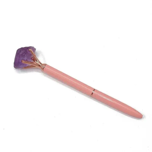 Nuggets Natural Amethyst Ballpoint Pen