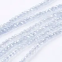 Electroplate Glass Beads Strands
