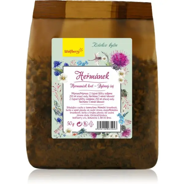 Wolfberry Kolekce bylin Heřmánek bylinný čaj sypaný 50 g