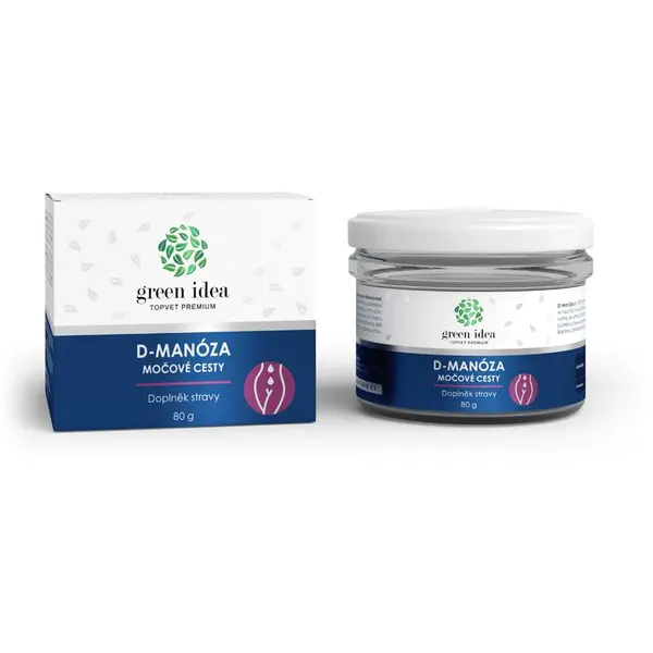 Green Idea D-Manóza prášek pro perorální roztok pro zdraví močových cest 80 g