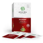 Green Idea Migreen bylinný čaj pro podporu tlumení třeštění hlavy 20 ks